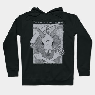 Goat Skull Scythe Last Exit Hoodie